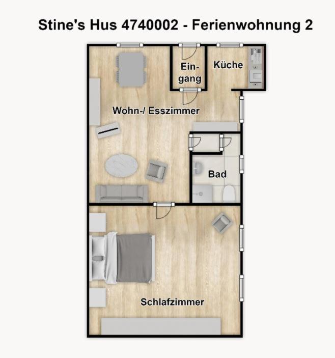 Stine'S Hus Ferienwohnung 2 Borkum Dış mekan fotoğraf